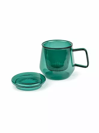 BREDEMEIJER | Teekanne TEA FOR ONE LIVORNO 0,35l Glas Jadegreen | 